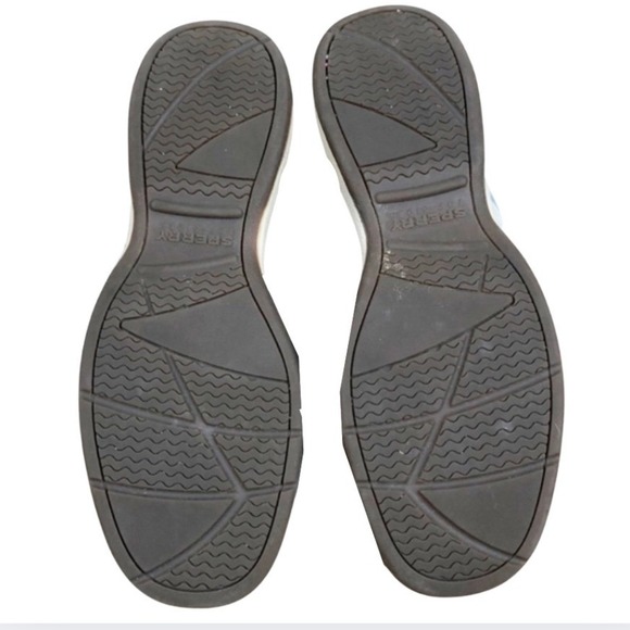 Sperry Top-Sider Womens Grey Suede Blue Plaid Boat Shoes Loafers Deck Shoes 6 - Picture 7 of 9